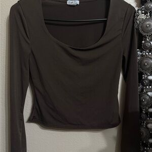 Rue21 Brown Long Sleeve Top